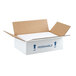 A white Polar Tech insulated shipping box with blue text.