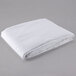 Oxford Super Blend Hotel Supplies White Tone on Tone Cotton / Polyester Hotel Duvet Cover - 12/Case Main Thumbnail 1