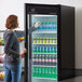 Beverage-Air LV27HC-1-B LumaVue 30" Black Refrigerated Glass Door Merchandiser with LED Lighting Main Thumbnail 1