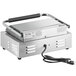 Avantco P70S Commercial Panini Sandwich Grill with Smooth Plates - 13" x 8 3/4" Cooking Surface - 120V, 1750W Main Thumbnail 4