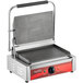 Avantco P70S Commercial Panini Sandwich Grill with Smooth Plates - 13" x 8 3/4" Cooking Surface - 120V, 1750W Main Thumbnail 5