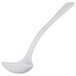 A white Tablecraft long ladle with a long handle.