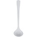 A white Tablecraft long ladle with a black top.