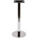 BFM Seating PHTB18RCHT Adele Bar Height Indoor 18" Chrome Round Table Base Main Thumbnail 1
