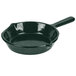 A black cast aluminum Tablecraft fry pan with a handle.