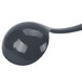 A Tablecraft black ladle with a long handle.
