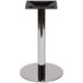 BFM Seating PHTB18RCH Adele Standard Height Indoor 18" Chrome Round Table Base Main Thumbnail 1