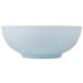 A light blue Thunder Group Blue Jade melamine bowl.