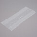 A clear Inteplast Group plastic food bag with a white strip.