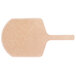 An American Metalcraft natural pressed pizza peel with a handle on it.