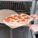 American Metalcraft 12" x 14" Natural Pressed Pizza Peel with 9" Handle MP1222 Main Thumbnail 7