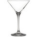A Spiegelau Vino Grande martini glass with a thin stem and clear bowl.