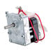 The Nemco 92001 motor with red wires attached.