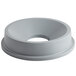 Rubbermaid FG354300GRAY BRUTE Gray Round Funnel Top for FG263200 Containers 32 Gallon Main Thumbnail 2