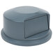 Rubbermaid FG264788GRAY BRUTE Gray Round Dome Top for FG264300 Containers 44 Gallon Main Thumbnail 2