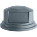 Rubbermaid FG265788GRAY BRUTE Gray Round Dome Top for FG265500 Containers 55 Gallon Main Thumbnail 2