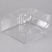 A clear plastic lid for a Nemco Two Way Dicer.