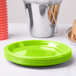 Creative Converting 28312311 7" Fresh Lime Green Plastic Plate - 240/Case Main Thumbnail 3