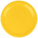 Creative Converting 28102111B 7" School Bus Yellow Plastic Plate - 600/Case Main Thumbnail 2
