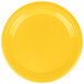 Creative Converting 28102121B 9" School Bus Yellow Plastic Plate - 600/Case Main Thumbnail 2