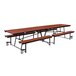 National Public Seating MTFB8 8 Foot Mobile Cafeteria Table with MDF Core Main Thumbnail 1