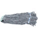 Continental HuskeeClassic A11212 24 oz. Blue Loop End Natural Cotton Mop Head with 1 1/4" Band Main Thumbnail 3