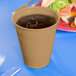 Creative Converting 28103081 16 oz. Glittering Gold Solid Plastic Cup - 240/Case Main Thumbnail 1