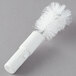 A white plastic Bar Maid shot glass washer brush with long bristles.