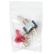 A Bar Maid metal toggle switch in a plastic bag.