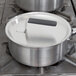 Vollrath 69327 Tribute 7 5/8" Cover with Welded Torogard Heat Resistant Handle Main Thumbnail 1