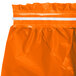 Creative Converting 10044 14' x 29" Sunkissed Orange Disposable Plastic Table Skirt Main Thumbnail 4