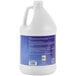A white jug of Noble Chemical Reflect glass cleaner with a blue label.