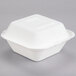 Bare by Solo HC6SC-2050 Eco-Forward 6" x 6" x 3" Sugarcane / Bagasse Take-Out Container - 400/Case Main Thumbnail 2