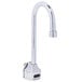 T&S EC-3101 Wall Mounted ChekPoint Sensor Faucet with 4 1/8" Rigid Gooseneck Spout and 2.2 GPM Aerator Main Thumbnail 1