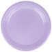 Creative Converting 28193021 9" Luscious Lavender Purple Plastic Plate - 20/Pack Main Thumbnail 2