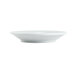 A CAC Roosevelt super white porcelain saucer on a white background.