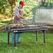 Backyard Pro CHAR-60 60" Heavy-Duty Steel Charcoal Grill with Adjustable Grates, Removable Legs, and Cover Main Thumbnail 4