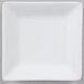 3" Bright White Square Porcelain Plate - 72/Case Main Thumbnail 2