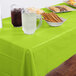 Creative Converting 723123B 54" x 108" Fresh Lime Green Disposable Plastic Table Cover - 24/Case Main Thumbnail 4