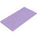 A purple plastic bag with a white background.