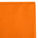 Creative Converting 01192B 54" x 108" Sunkissed Orange Plastic Table Cover - 24/Case Main Thumbnail 3