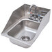 Advance Tabco DI-1-5SP Drop In Stainless Steel Sink with Side Splash 5" Deep Main Thumbnail 1