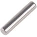 A close up of a stainless steel True door hinge pin.