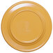 A yellow Elite Global Solutions Rio melamine plate.