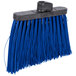 Carlisle 36868EC14 Duo-Sweep 12" Heavy Duty Angled Broom Head with Blue Unflagged Bristles Main Thumbnail 2