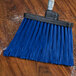 Carlisle 36868EC14 Duo-Sweep 12" Heavy Duty Angled Broom Head with Blue Unflagged Bristles Main Thumbnail 1