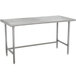 Advance Tabco TMSLAG-24-X 24" x 84" 16 Gauge Professional Stainless Steel Work Table Main Thumbnail 1