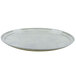 A white oval fiberglass Camtray with a gray rim.