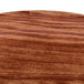 A close up of a Cambro Java Teak wood tray.