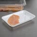 White 5" x 7" Absorbent Meat, Fish, and Poultry Pad 75 Grams - 1000/Case Main Thumbnail 3